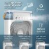 TEKCOOL Mini Cooler for Room Cooling AC Portable Mini Fan Artic Cooler with 7 Colors LED Light, 1/2/3 H Timer, 3 Wind Speeds and 3 Spray Modes for Office,Home,Dorm,Travel1