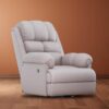 The Sleep Company Luxe Motorised RRR Recliner |Patented SmartGRID Technology| Motorised Single Recliner Sofa with Revolving Mechanism| Rocking Sofa | Unique Lumbar Design | Premium Upholstery | Beige