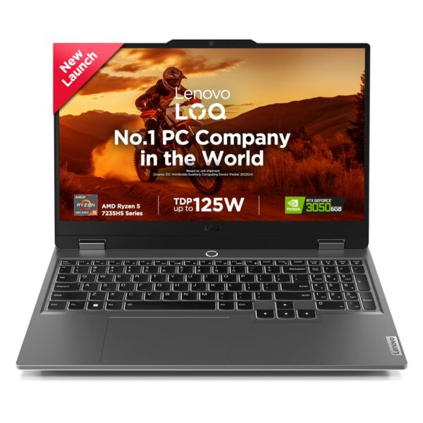 Lenovo Smartchoice LOQ AMD Ryzen 5 7235HS | NVIDIA RTX 3050 6GB (24GB RAM/512GB SSD/15.6")