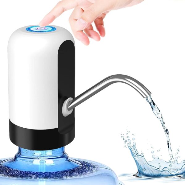 Automatic Water Dispenser Pump for 20 Litre Bottle | Portable USB Rechargeable Water Pump Dispenser for Home, Office & Outdoors | Water Can Pump for 20 Litre | Water Can Dispenser | 1 Year Warranty