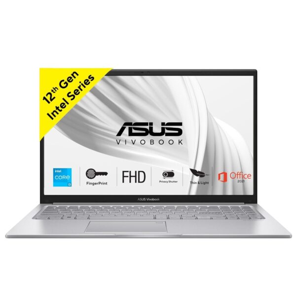 ASUS Vivobook 15, Intel Core i3-1215U, 15.6" FHD 16:9 60Hz 250nits, (8GB RAM/512GB SSD/Intel UHD Graphics/Win 11 Home)
