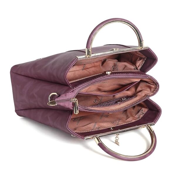 WOMEN MARKS Handbag and Shoulder Bag, Top Handle Satchel, and Spacious Zipper Compartment. - Image 2