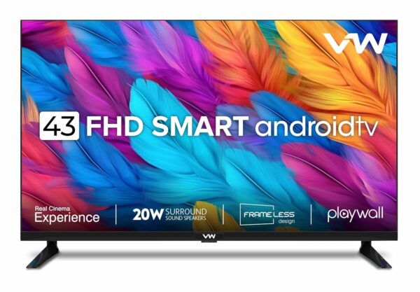 Playwall 109 cm (43 inch) Frameless LED TV