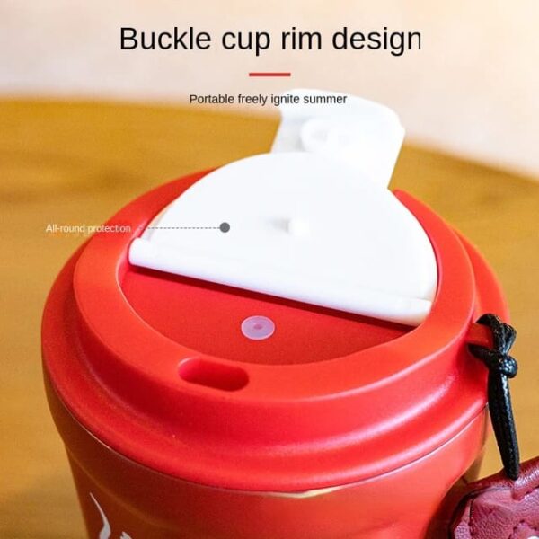 Coca Cola Shaped Insulated Coffee Mug - Image 3