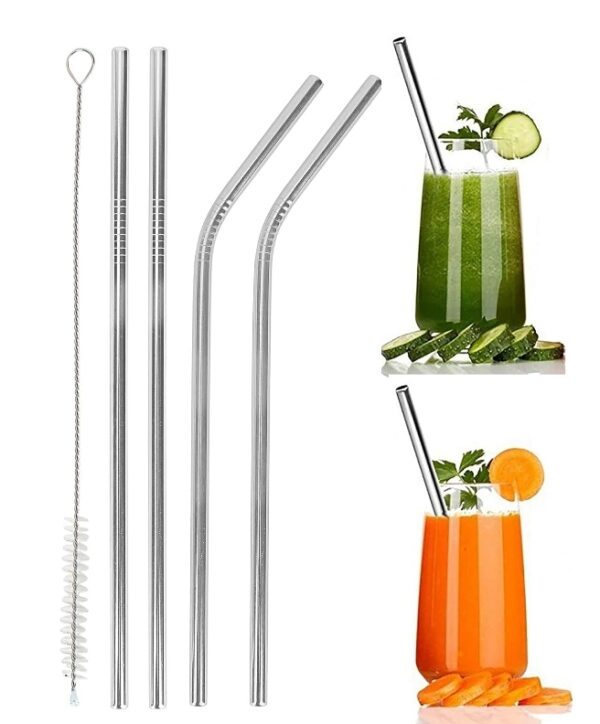 Steel Straws Set