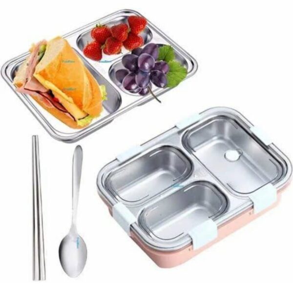 SS Lunch Box (3-compartment) - Image 2