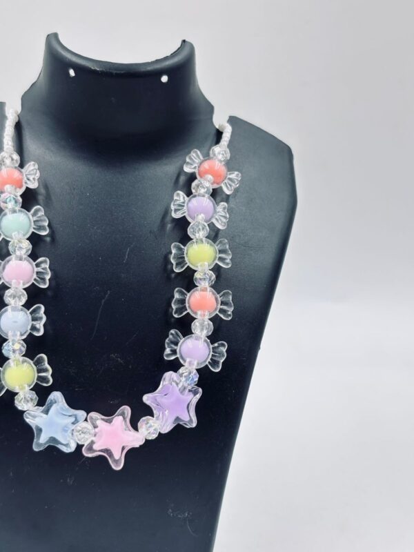 Star & Flower Bead Kids Necklace