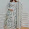 Women Pure Cotton Kurta Pant Dupatta Set